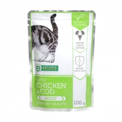 NATURE'S PROTECTION CHICKEN & COD ADULT "URINARY HEALTH" 100G